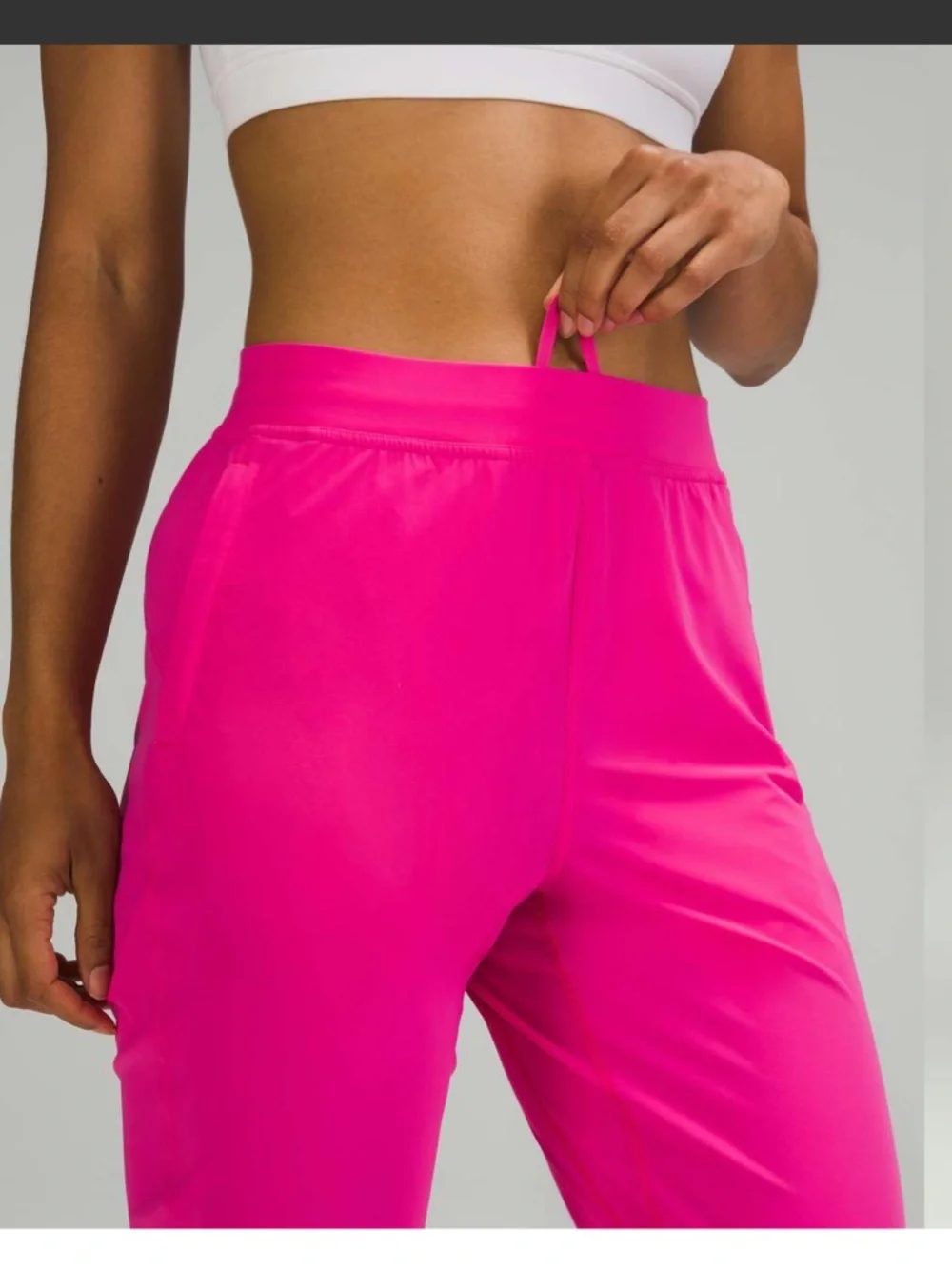 Like new! Rare Lululemon Adapted State HR Joggers in Sonic Pink Size 6